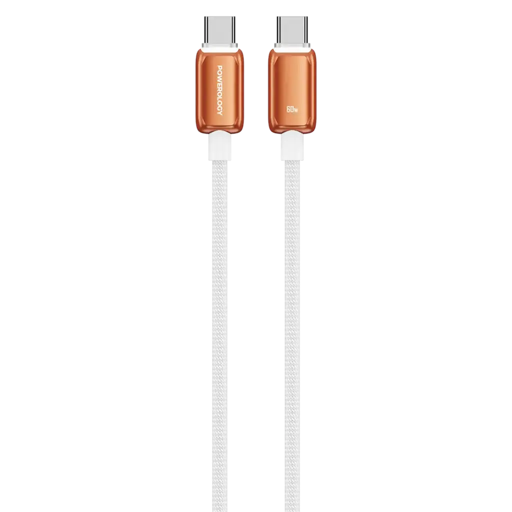 Powerology Zinco Series 60W USB-C кабель