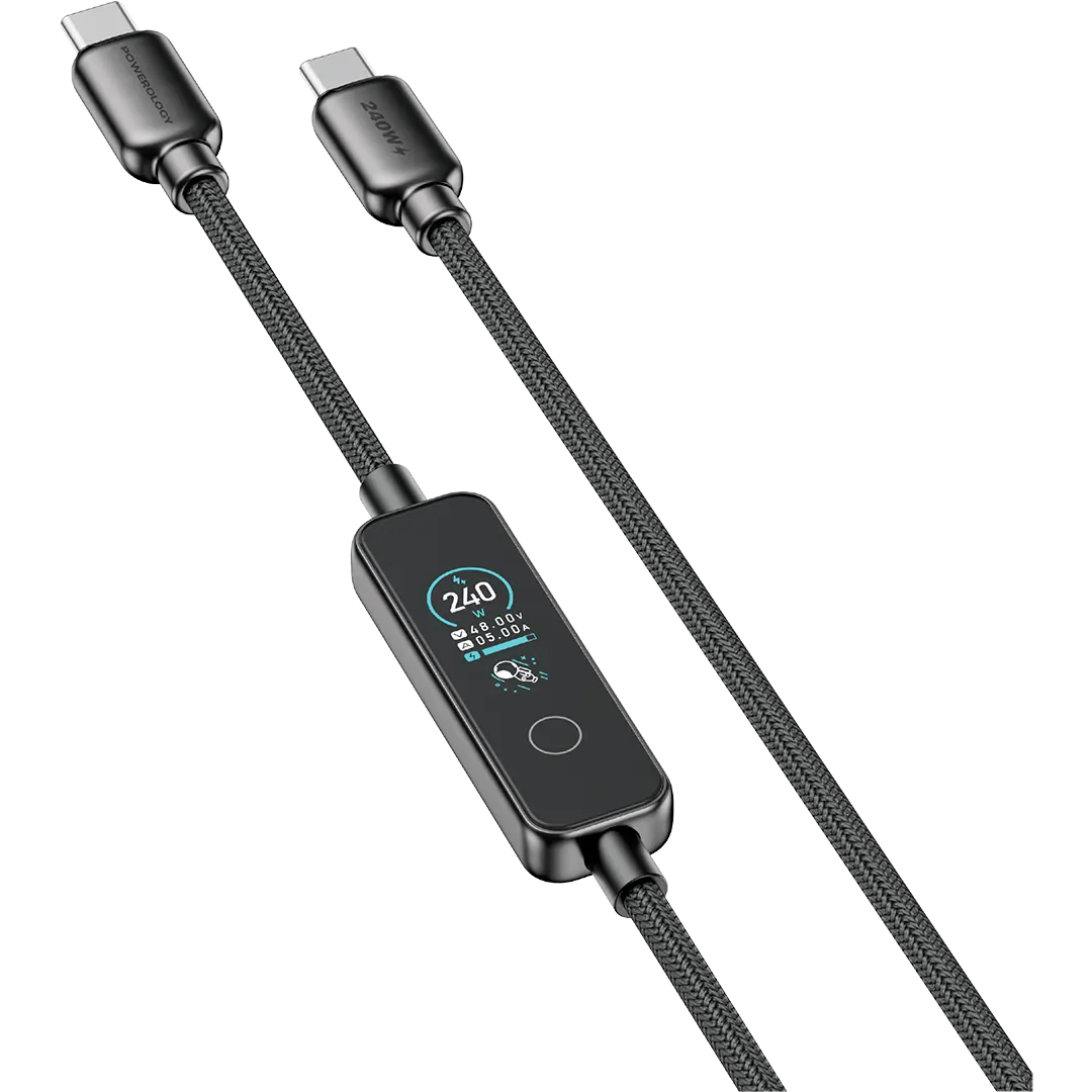 كابل Powerology TFT Chargelink USB-C 240W