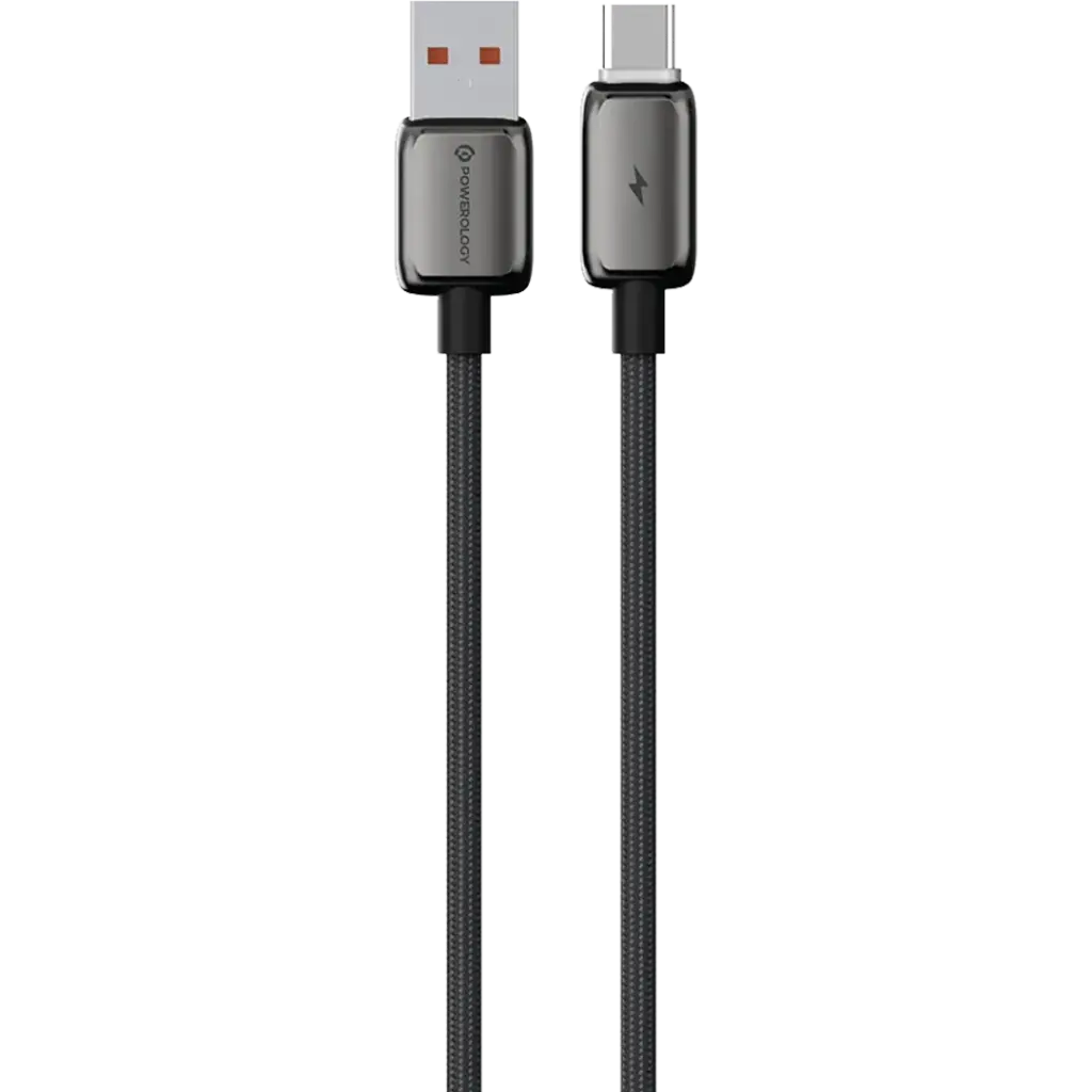 كابل Powerology Zinco Series USB-A إلى USB-C