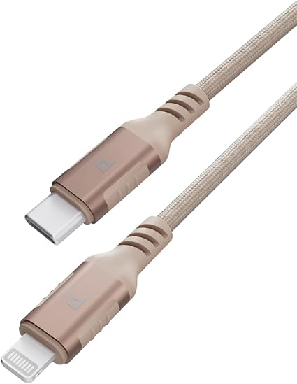 كابل Powerology Power Sync Weave USB-C إلى Lightning PD 30W 1.2م