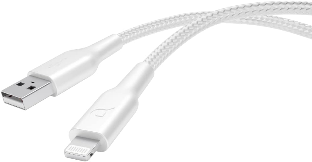 كابل Powerology USB-A إلى Lightning مضفر جديد 1.2م