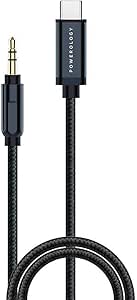 Powerology плетёный AUX USB-C аудио кабель 1.2м