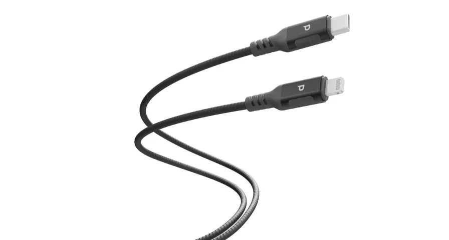 كابل Powerology Power Sync Weave USB-C إلى Lightning PD 60W 2م