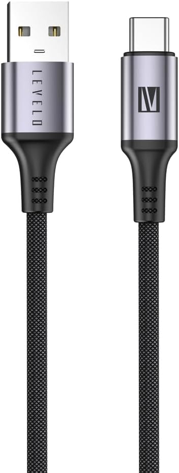 Levelo Otto кабель USB-A на Type-C 18W кожаный