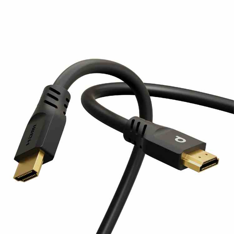 Porodo Blue HDMI кабель 4K/60Hz 2м алюминиевый позолоченный (PB-HD4K2M-BK)