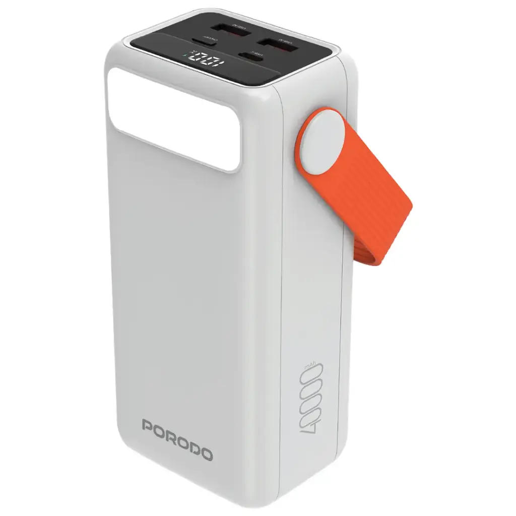 Porodo PortaPower 40000mAh power bank со встроенной LED-подсветкой