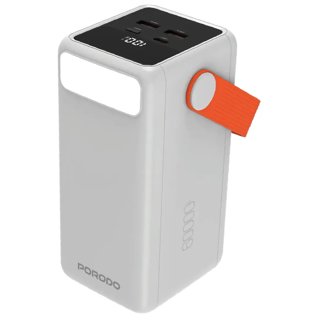 Porodo PortaPower 60000mAh power bank со встроенной LED-подсветкой