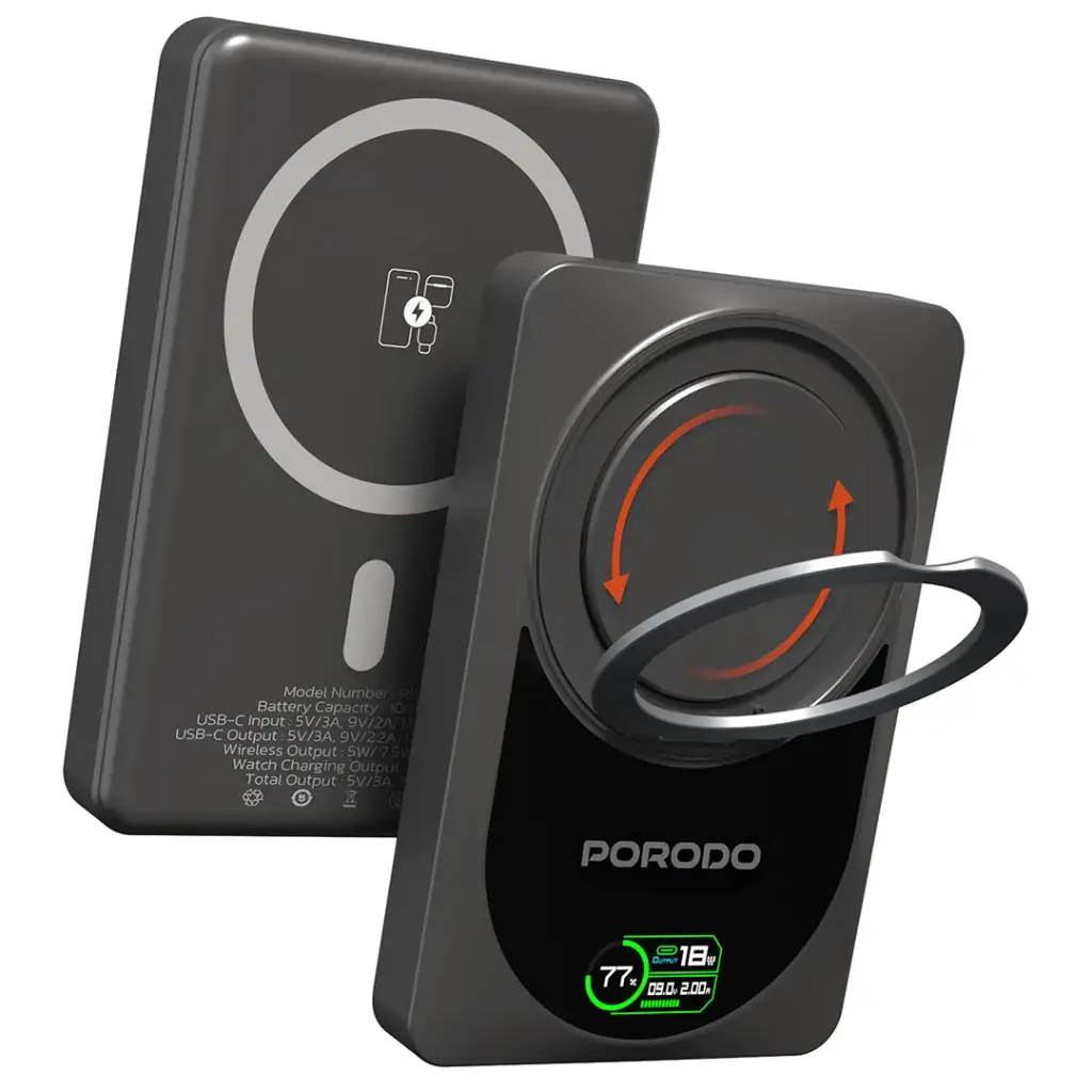 Porodo 10000mAh Qi2 беспроводной power bank