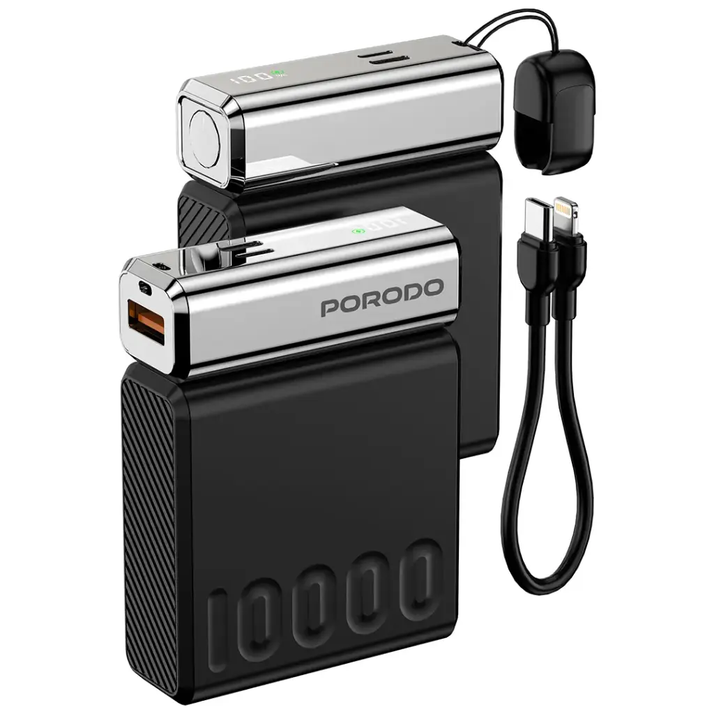 Porodo Chrome Volt 10000mAh power bank