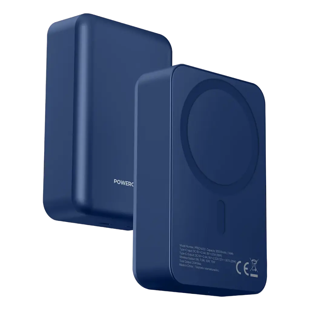 باورولوجي Spetano 20000mAh ألومنيوم ماجسيف PD 20W بنك طاقة