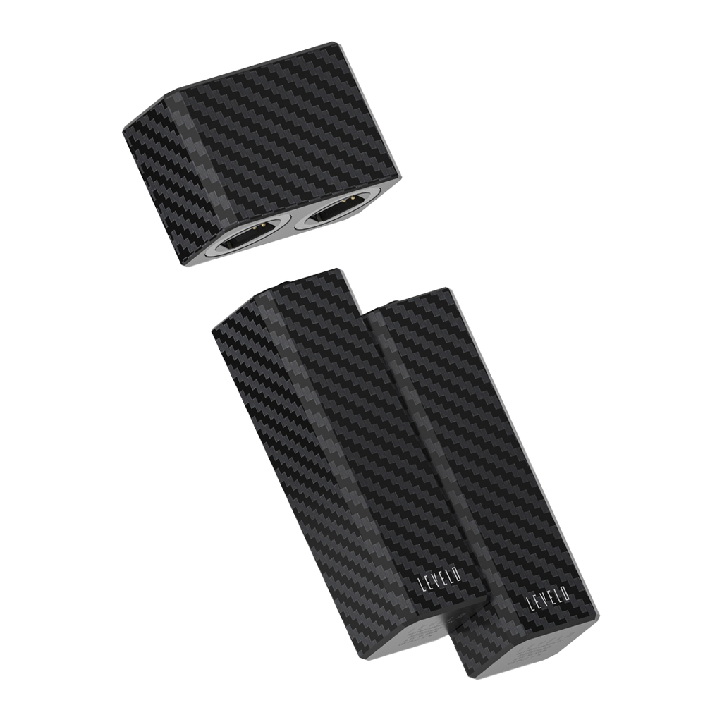 باور بانك Levelo SwapCell 14400mAh 2 في 1 Carbon Power Bank محمول