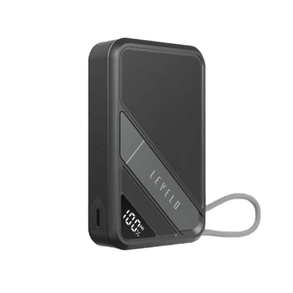 Levelo AirLink Qi2 MagSafe Power Bank 10000mAh с подставкой