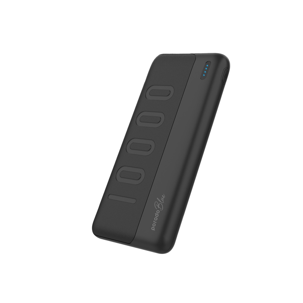 Porodo Blue 10000mAh Slim повербанк Dual USB (PB-PWBMCA10-BK)