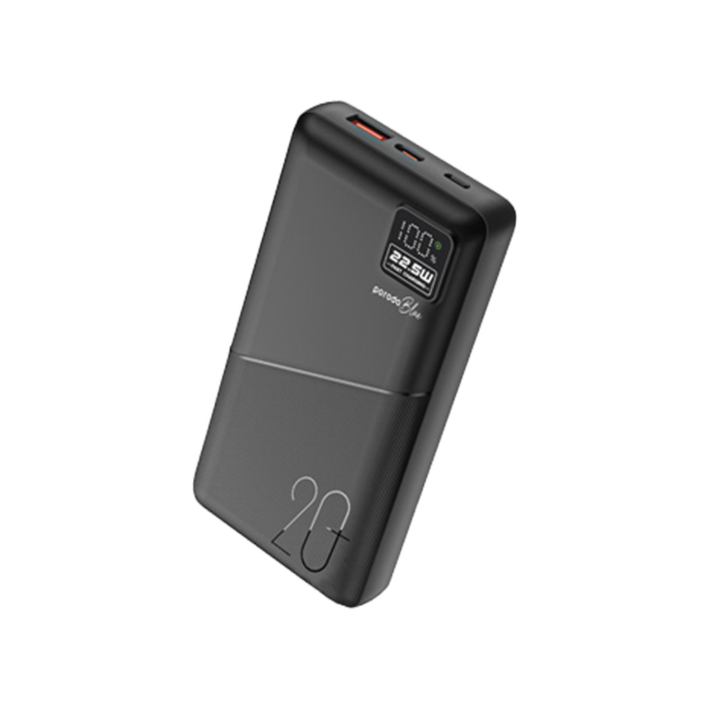 Porodo Blue 20000mAh Quick Charge Power Bank QC3.0 PD20W (PB-PBFCH054-BK)