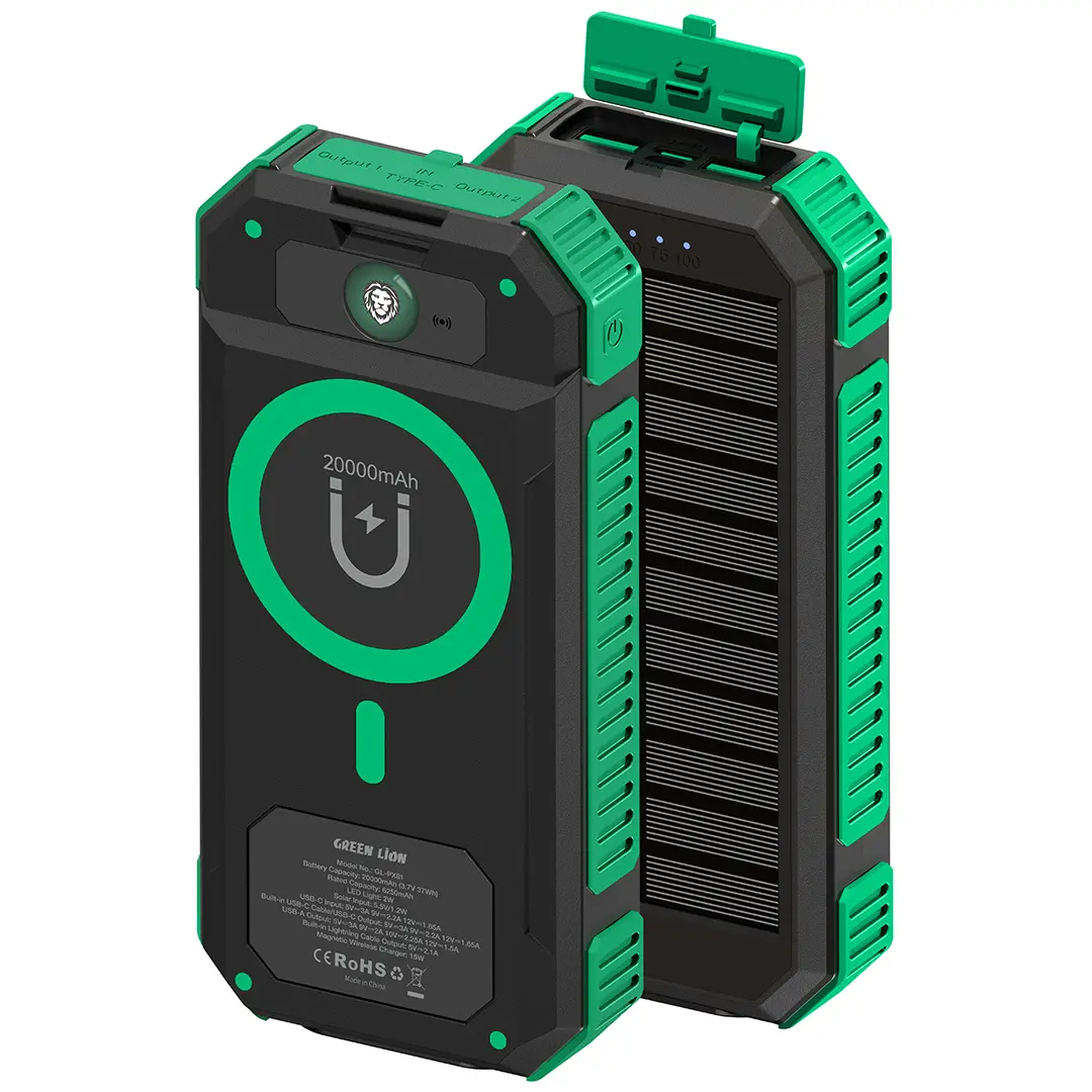 Green Lion Solar Flex Внешний аккумулятор 20000mAh PD 20W