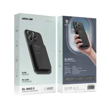 Green Lion GL-MAG 5 Внешний аккумулятор 5000mAh PD 20W