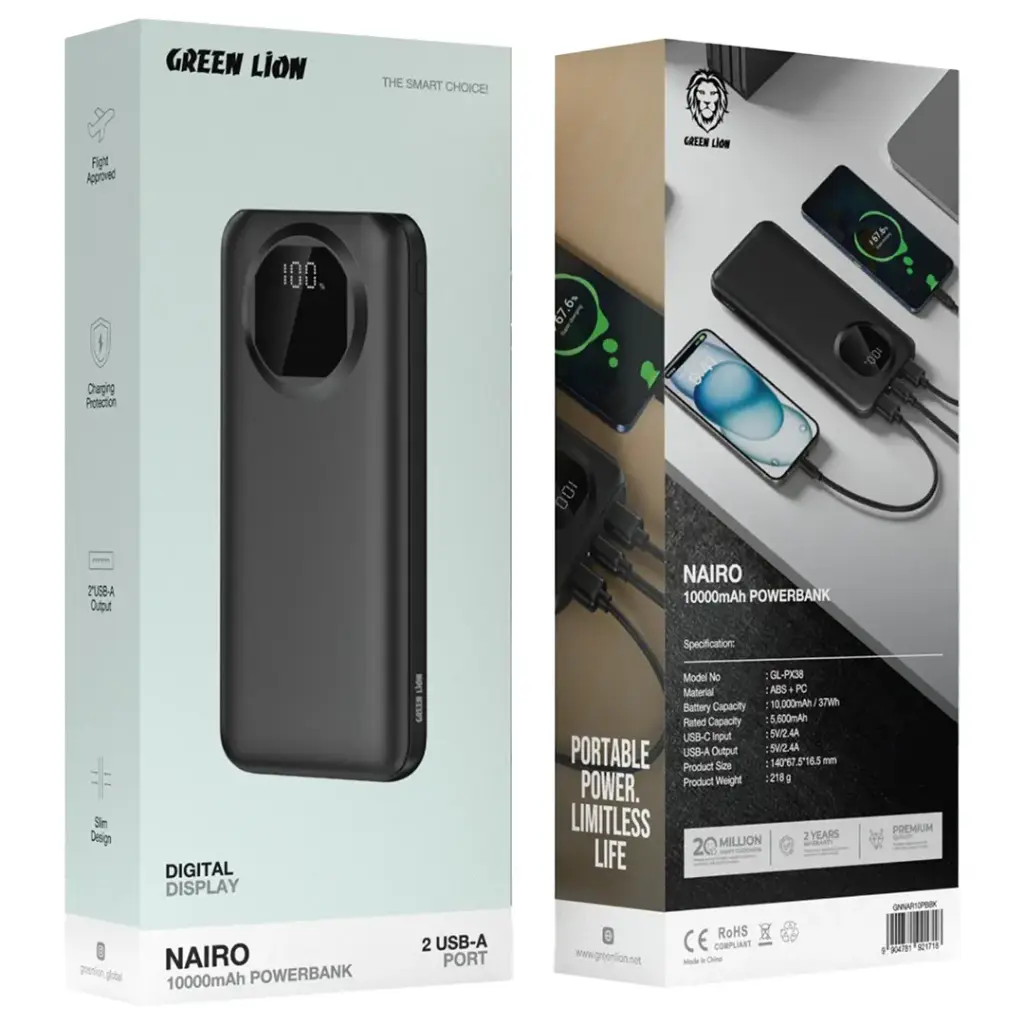 Green Lion Nairo Внешний аккумулятор 10000mAh