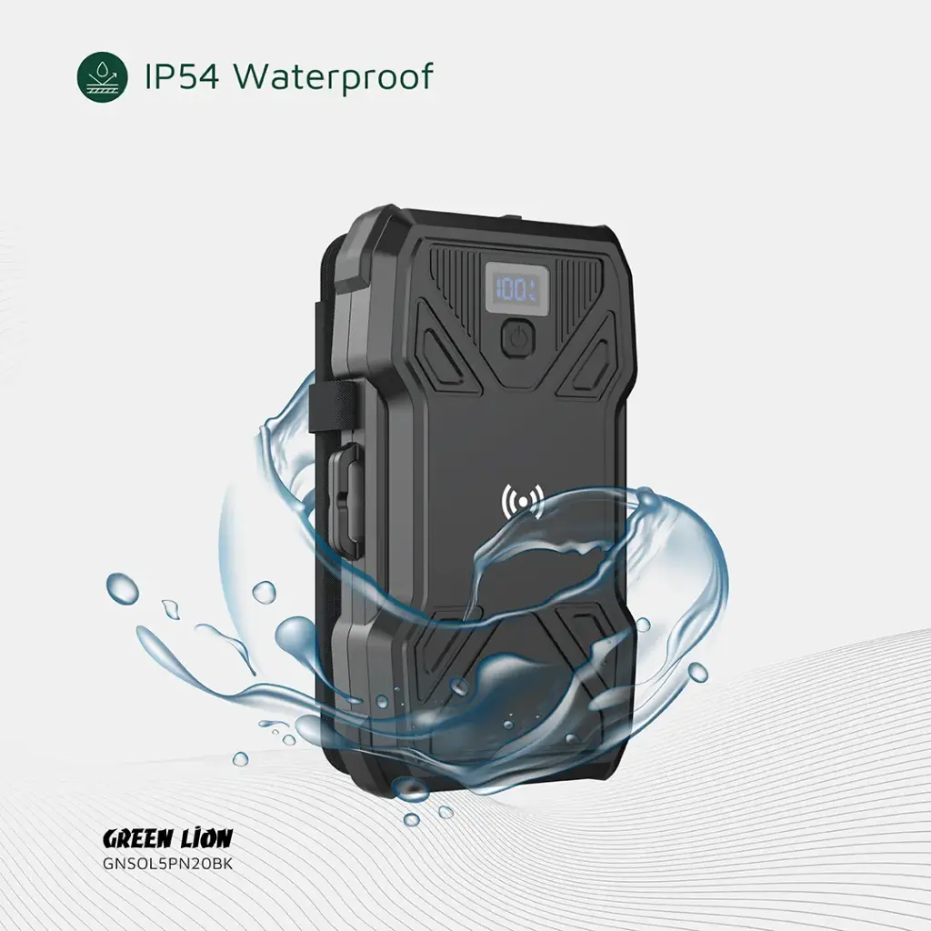 Green Lion Solar 5-Panel Power Bank 20000mAh PD 20W