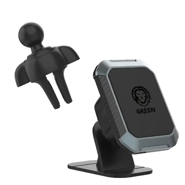 Green Lion 2-in-1 Magnetic Car Phone Holder