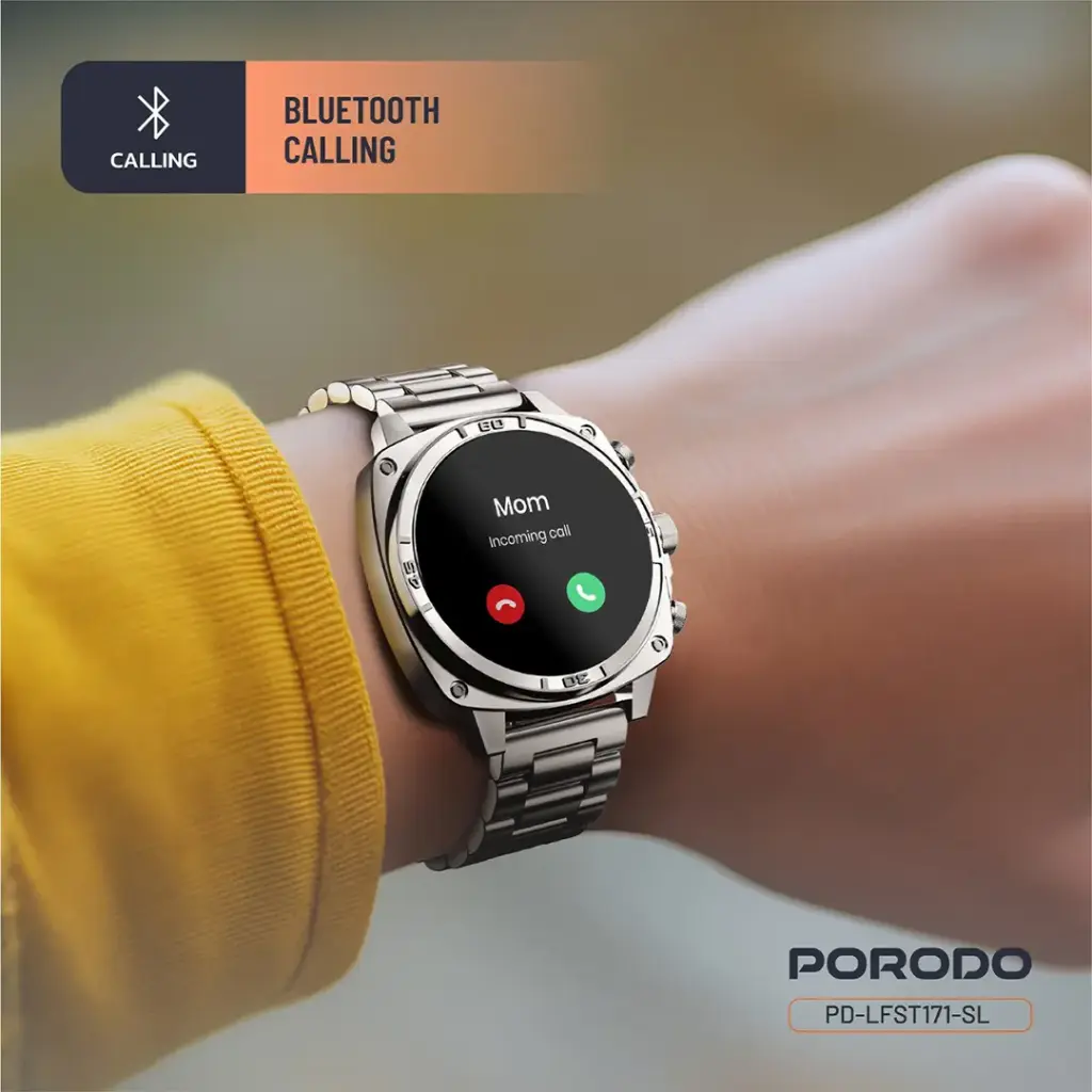 Смарт-часы Porodo Chrono Steel