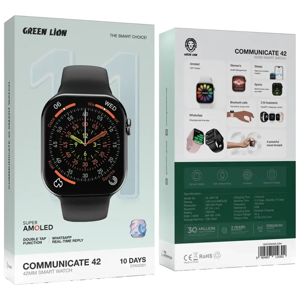 Green Lion Communicate Lite 42 умные часы 42 mm