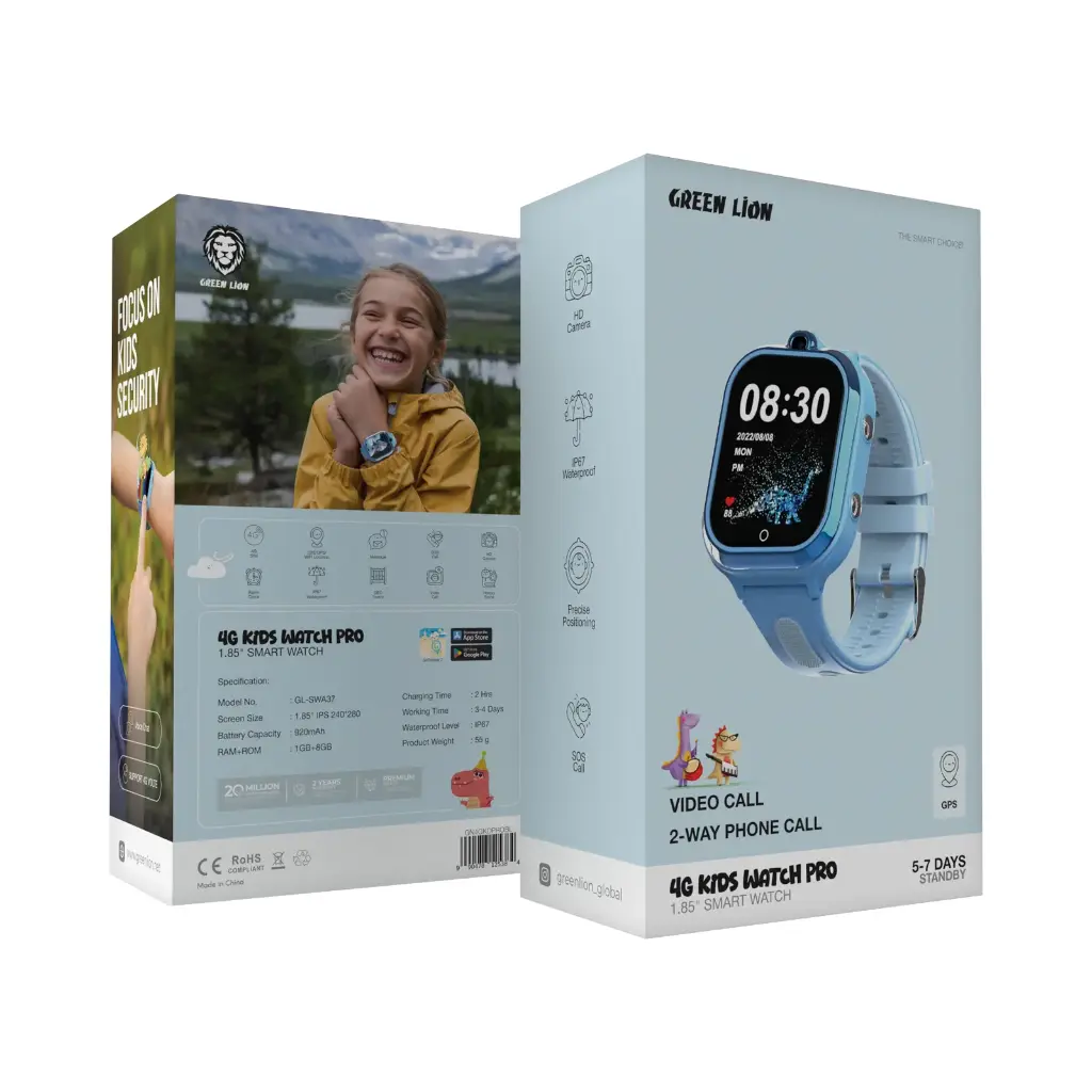 Green Lion 4G Kids Watch Pro 1.85 Inch умные часы