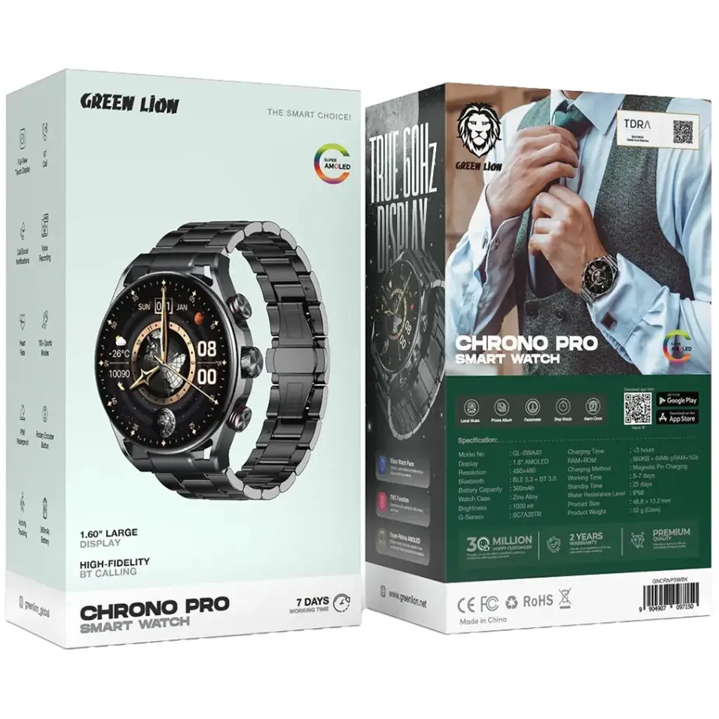 Green Lion Chrono Pro умные часы