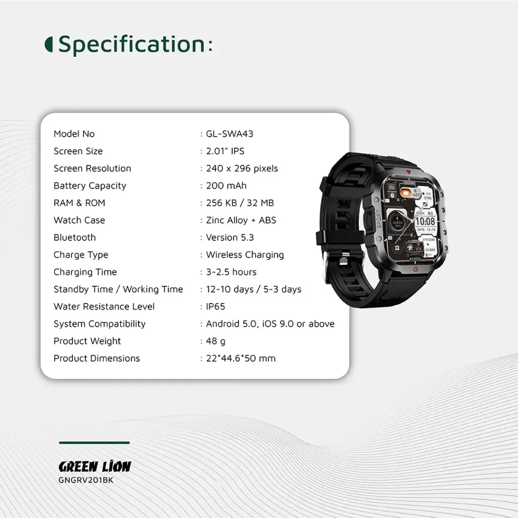 Green Lion Gravix умные часы