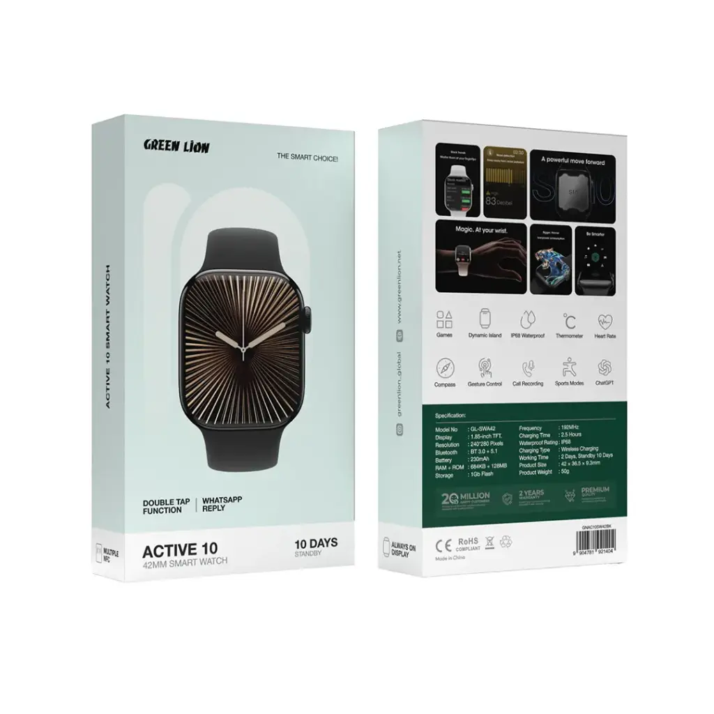 Green Lion Active 10 умные часы 42 mm