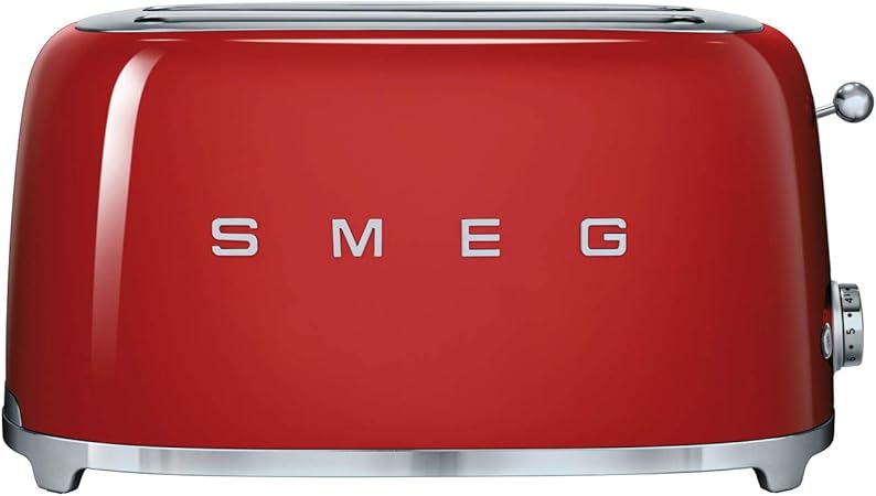محمصة Smeg 4 شرائح Red (TSF02RDUK)