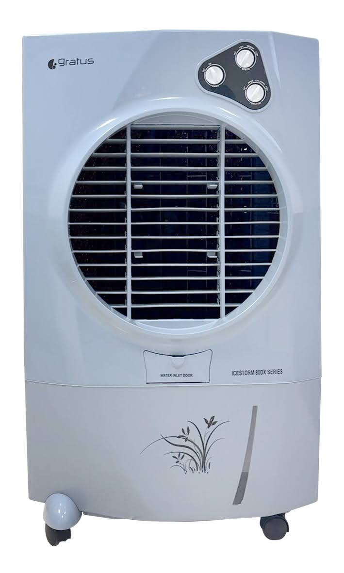 مبرد هواء تبخيري Gratus Icestorm سعة 80 لتر ثلاثي الاتجاهات ‏(CD80VX)