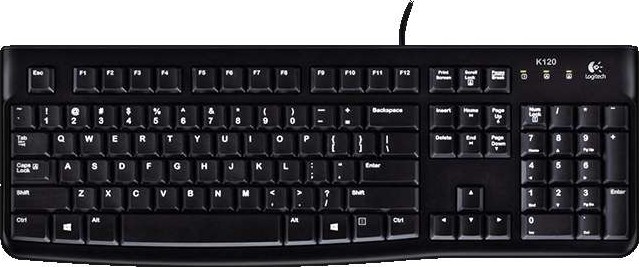 Logitech USB Оптическая клавиатура K120 920-002495