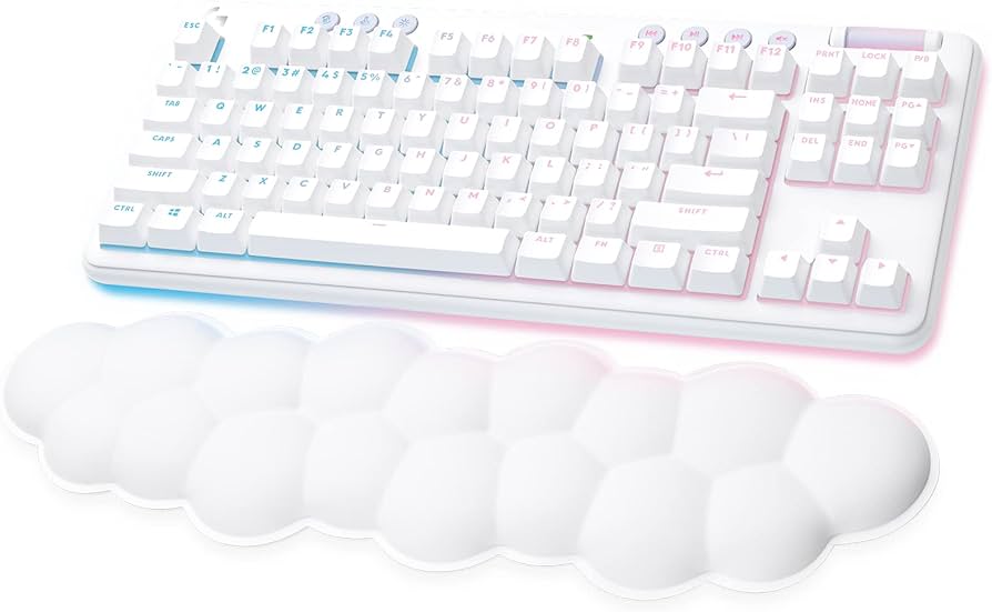 Logitech G715 TKL Lightspeed RGB Беспроводная игровая клавиатура Белая Tactile