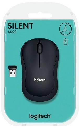 Logitech беспроводная мышь M220 910-004878