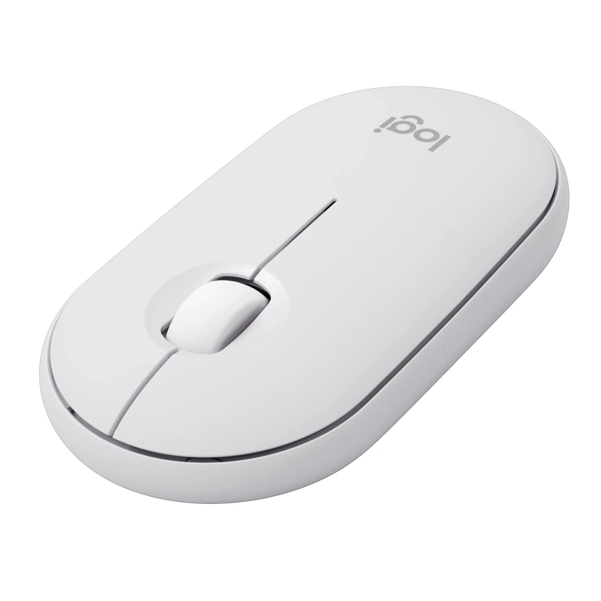 Logitech M350S Pebble 2 Bluetooth Мышь Белая
