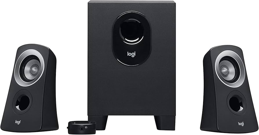 Logitech Z313 Акустическая система 2.1 Черная 3.5mm
