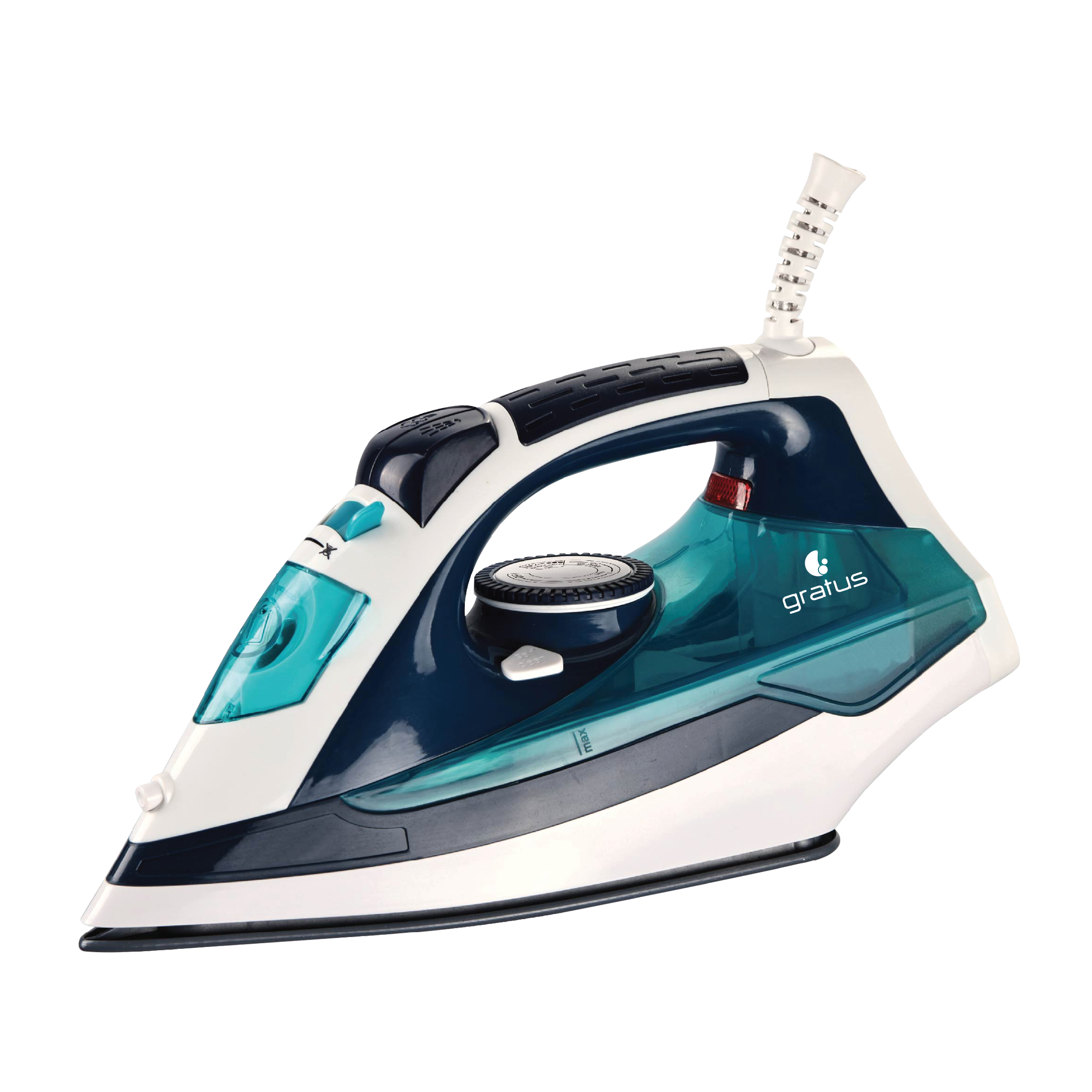 Gratus Steam Iron 3000W Ceramic Soleplate Vertical Steam (GIS30NKC)