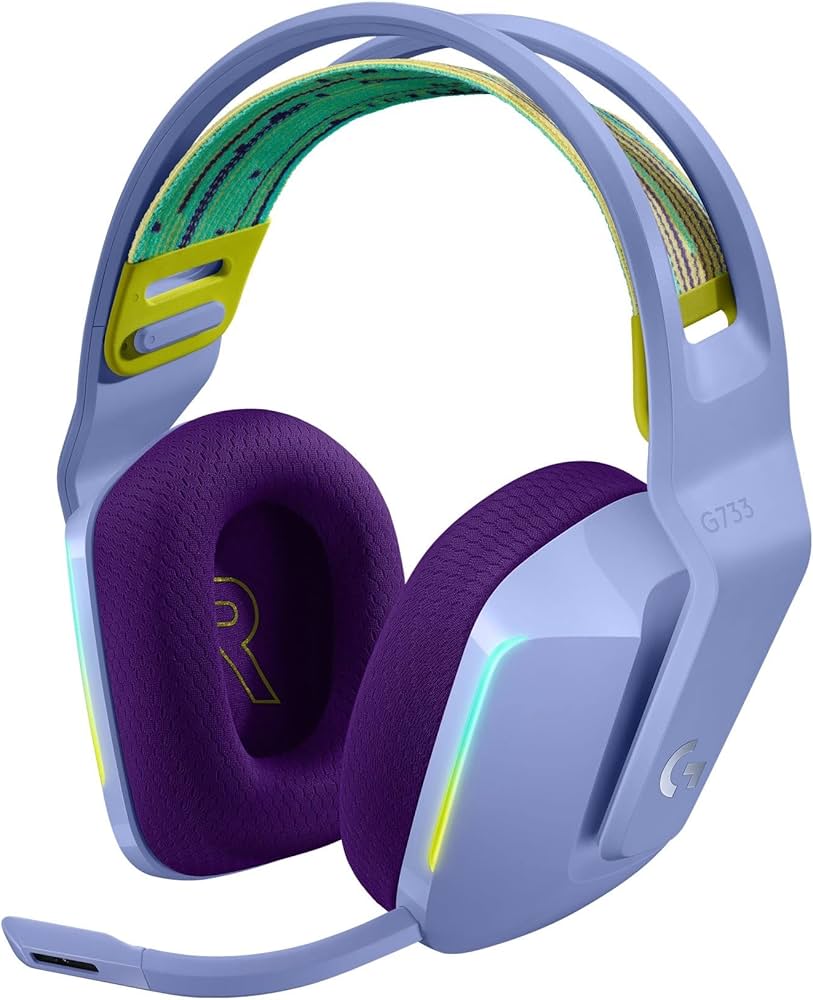 Logitech G733 Lightspeed Беспроводная RGB игровая гарнитура Lilac