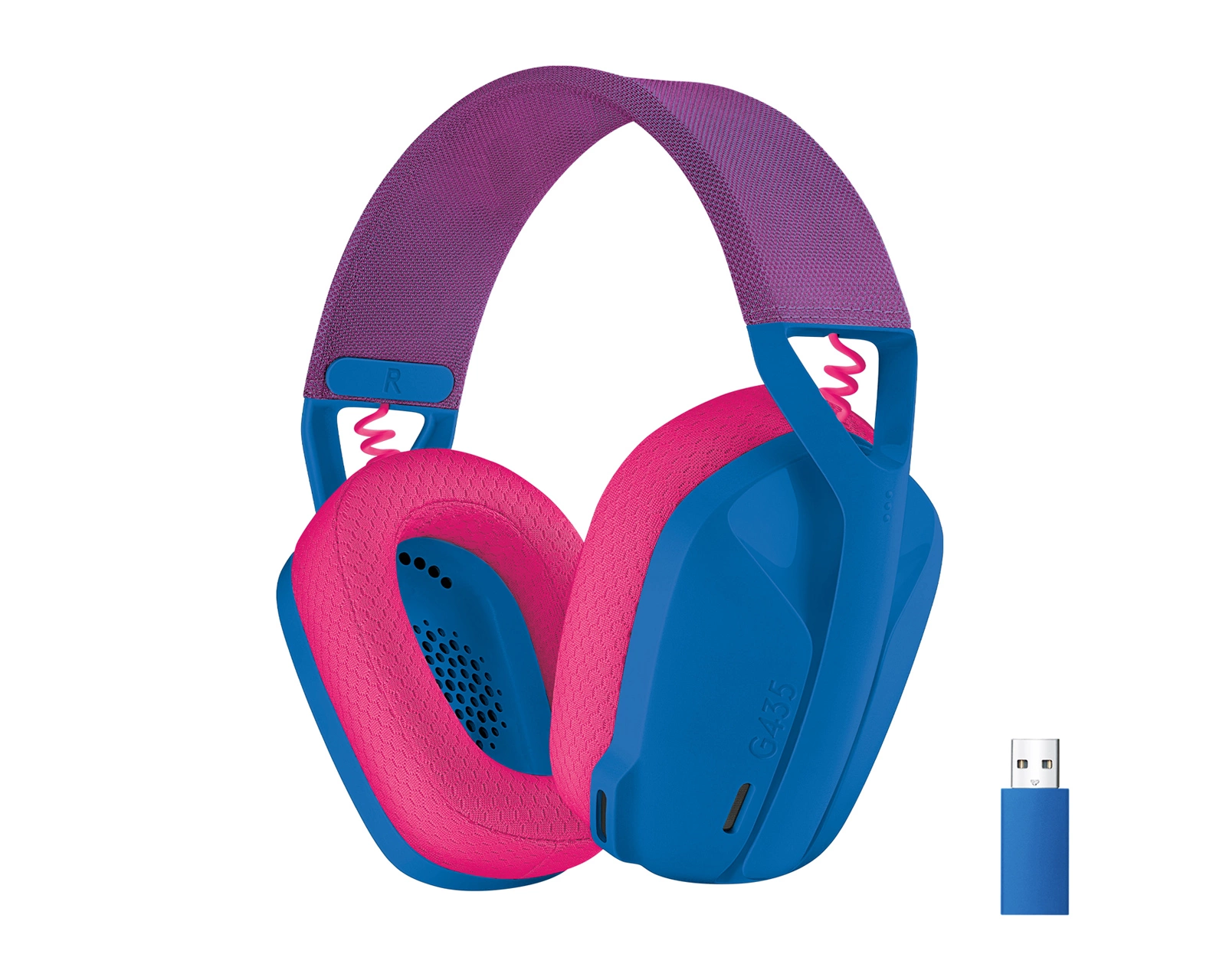 Logitech G435 Lightspeed Беспроводная игровая гарнитура Синяя