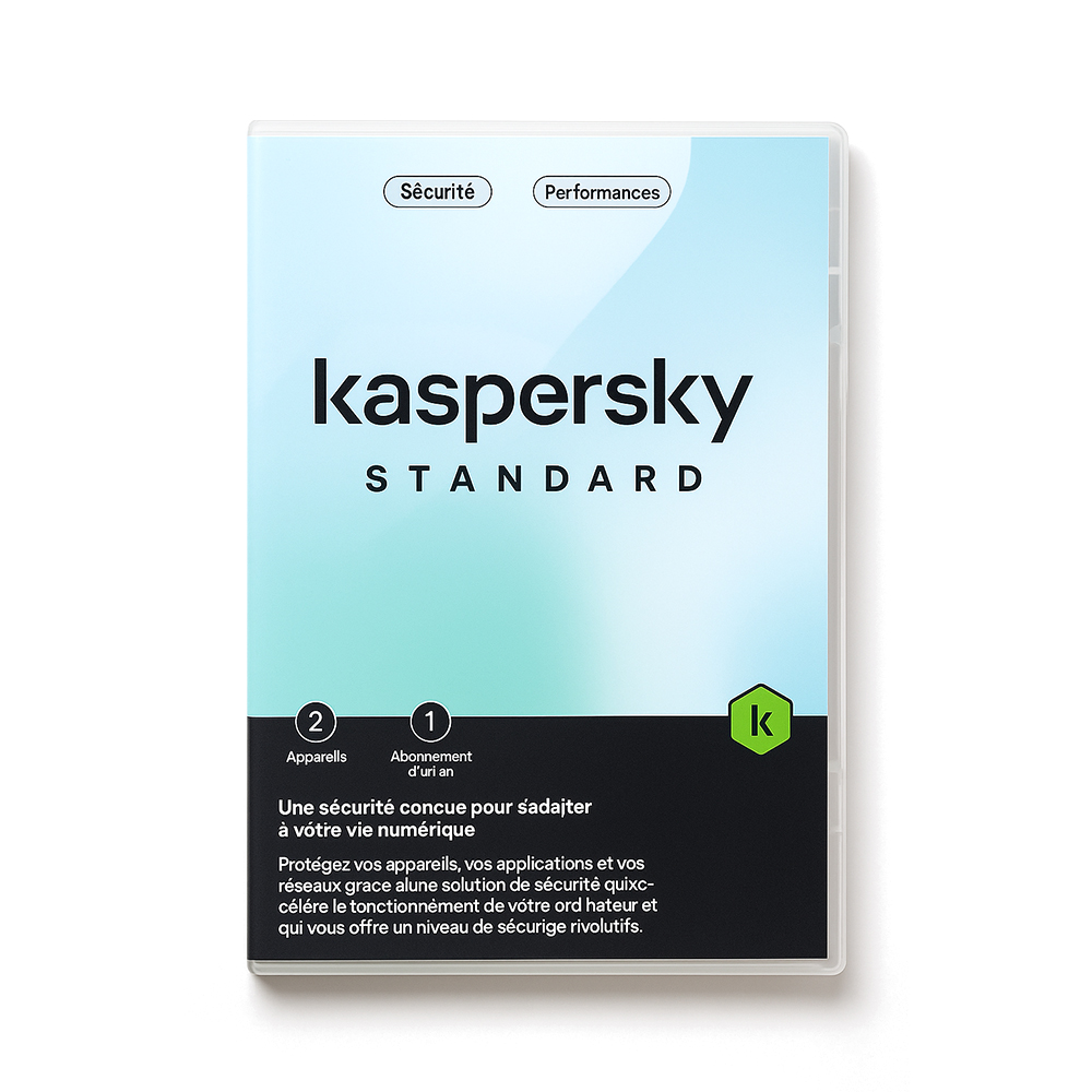Kaspersky Standard Antivirus 2025 2 User French