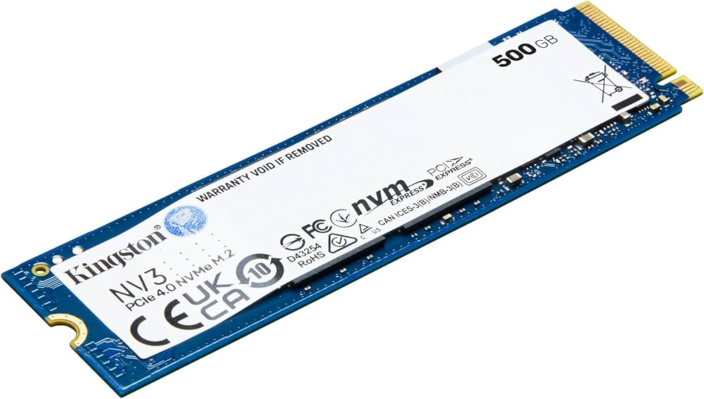 Kingston M.2 NVMe SSD 500GB NV3 (SNV3S)