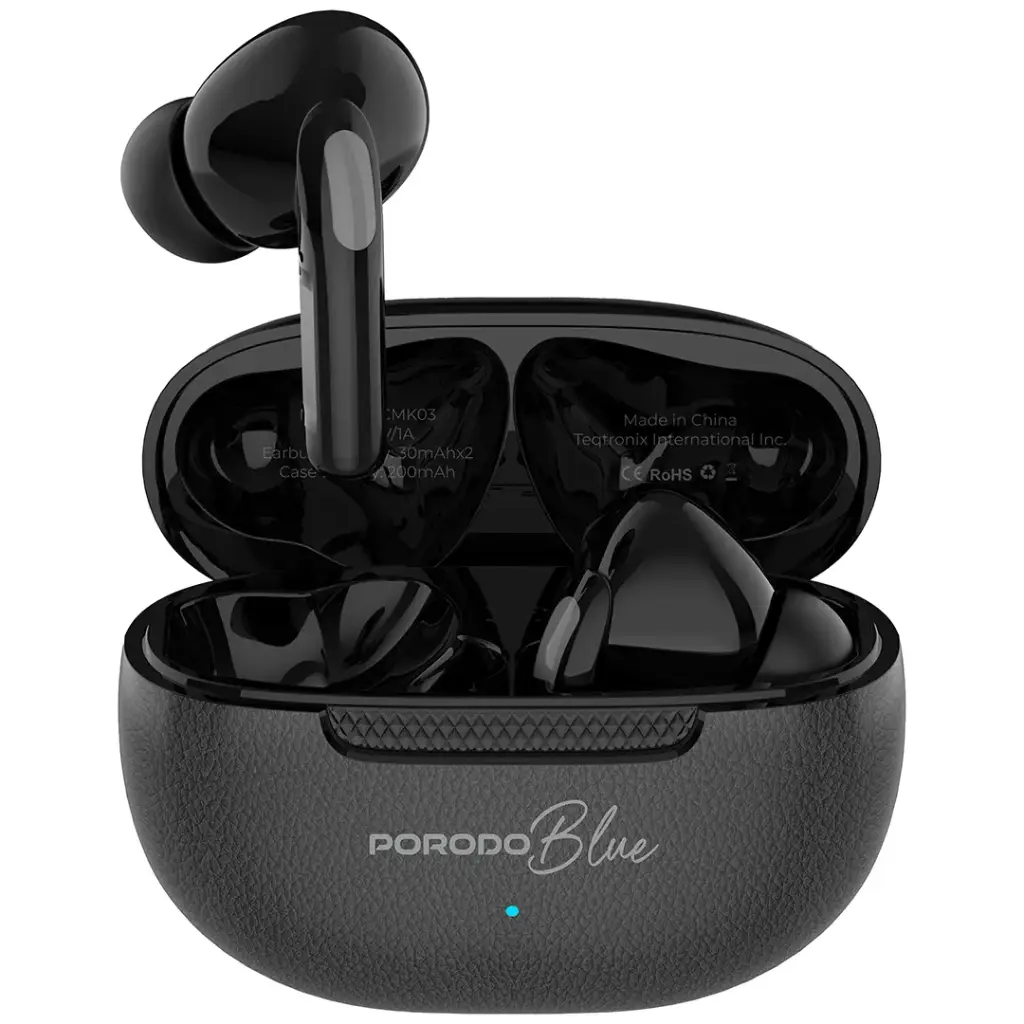 Porodo Blue Voxara TWS беспроводные наушники BT5.3 IPX4 (PBCMK03BK)