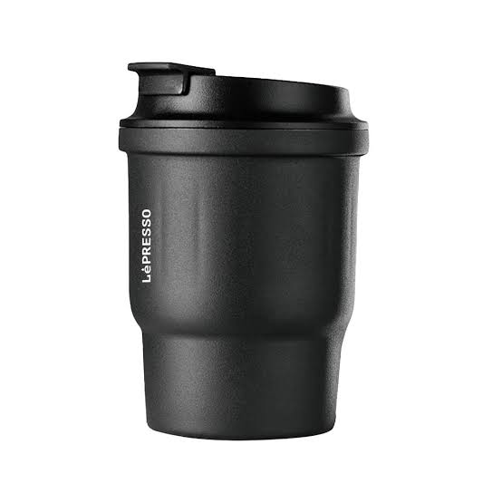 LePresso كوب حراري معزول 450 مل يحافظ على الحرارة 8 ساعات والبرودة 10 ساعات (LPCM450BK)