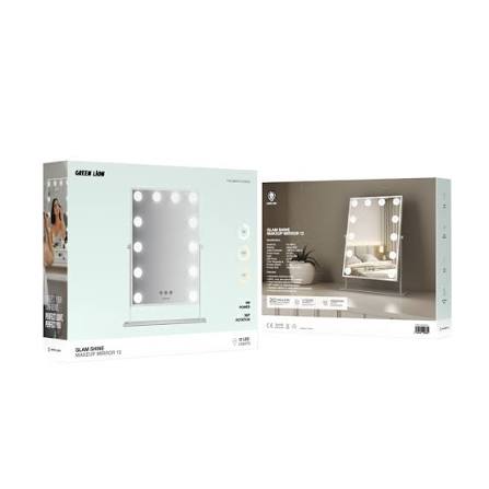 Green Lion Glam Shine Косметическое Зеркало с 12 LED Подсветками