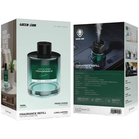 Green Lion عبوة إعادة تعبئة لموزع العطور Fresh Ocean سعة 160 مل